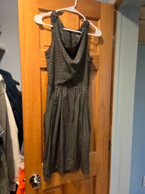 Black and White Dress with Pockets Size Small